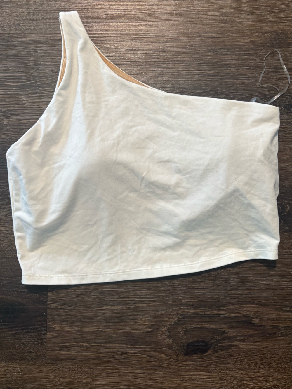 Old Navy One-Shoulder White Crop Top